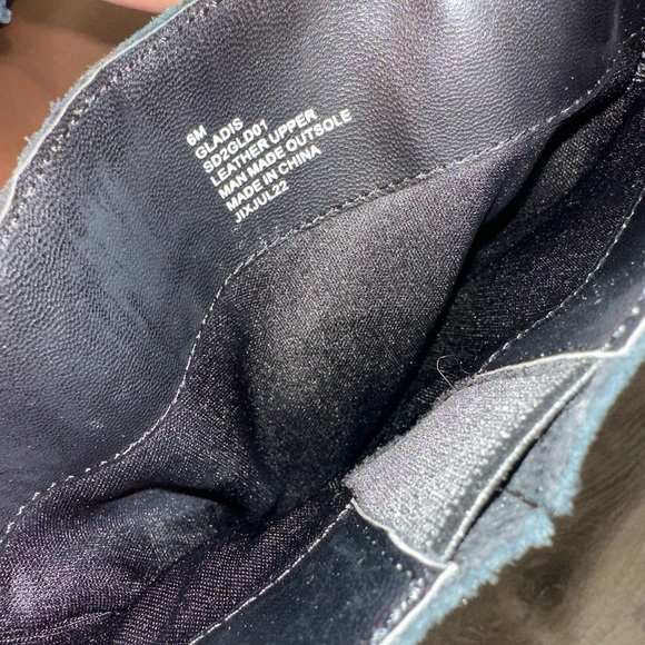 Splendid Womens Boots Solid Black Size 6 Suede Block Heel Knee High - Picture 13 of 14